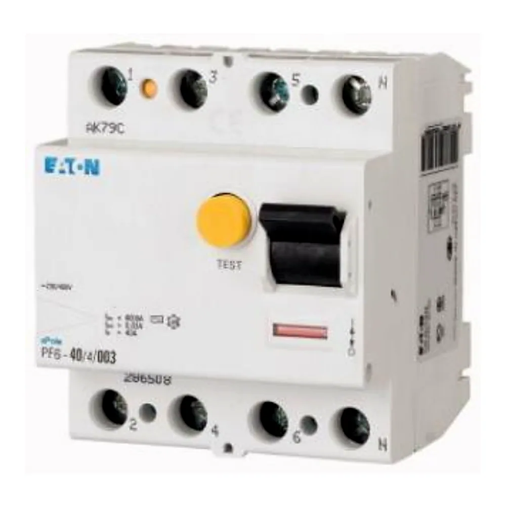 ПЗВ Eaton PF6-63/4/03 4Р 63А 300мА 6кА 286514