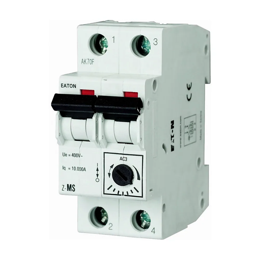 Автоматичний вимикач Eaton Z-MS-1,0/2 2P 1,0A 248393
