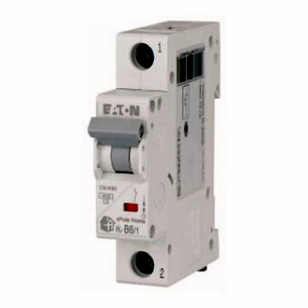 Автоматичний вимикач Eaton HL-B6/1 xPole Home 1P 6A 4,5kA 194718