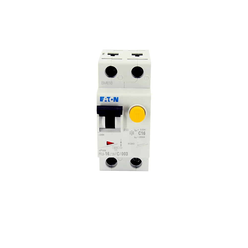Диференціальний автомат Eaton PFL6 1P+N 16А 30мА 6кА C 286467