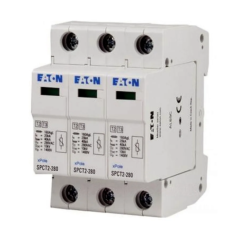 Обмежувач імпульсних перенапруг Eaton SPCT2-280/3 167595
