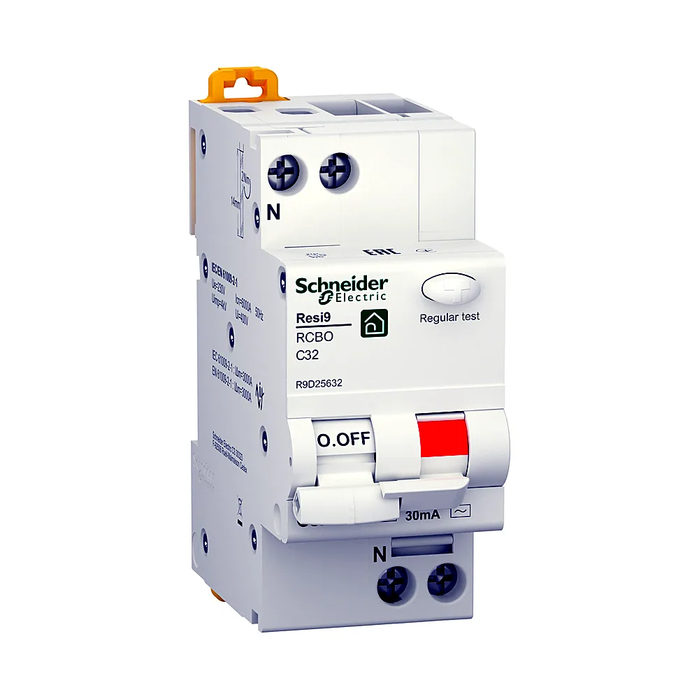 Диференціальний автомат Schneider Electric RESI9 6kA 1P+N 32A C 30мА AC R9D25632