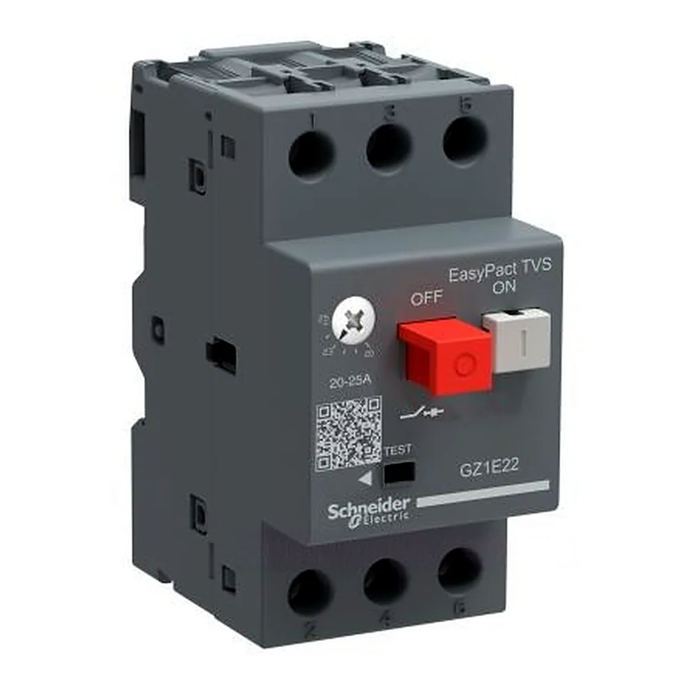 Автомат захисту двигуна Schneider Electric EasyTeSys GZ1E08 2,5-4A 1,5кВт GZ1E08