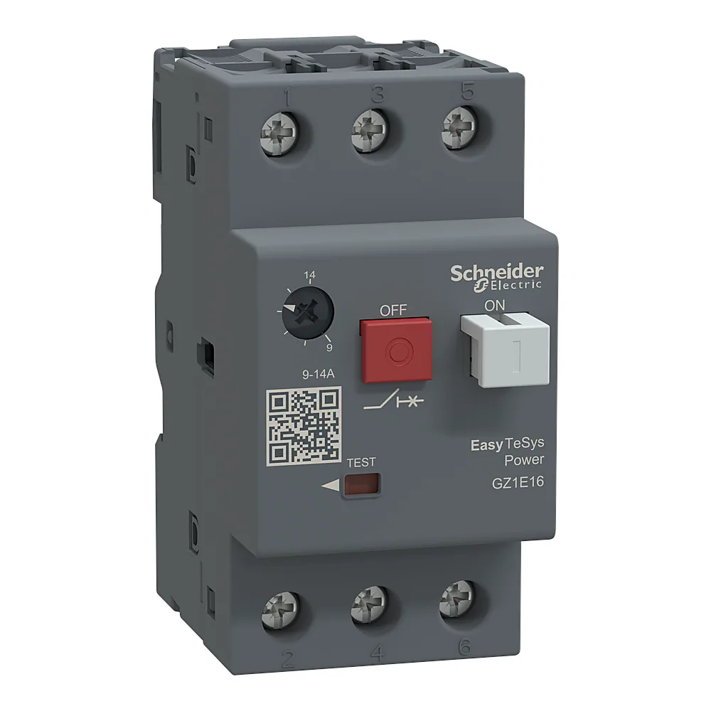 Автоматичний вимикач захисту двигуна EasyTeSys 9-14 А Schneider Electric GZ1E16