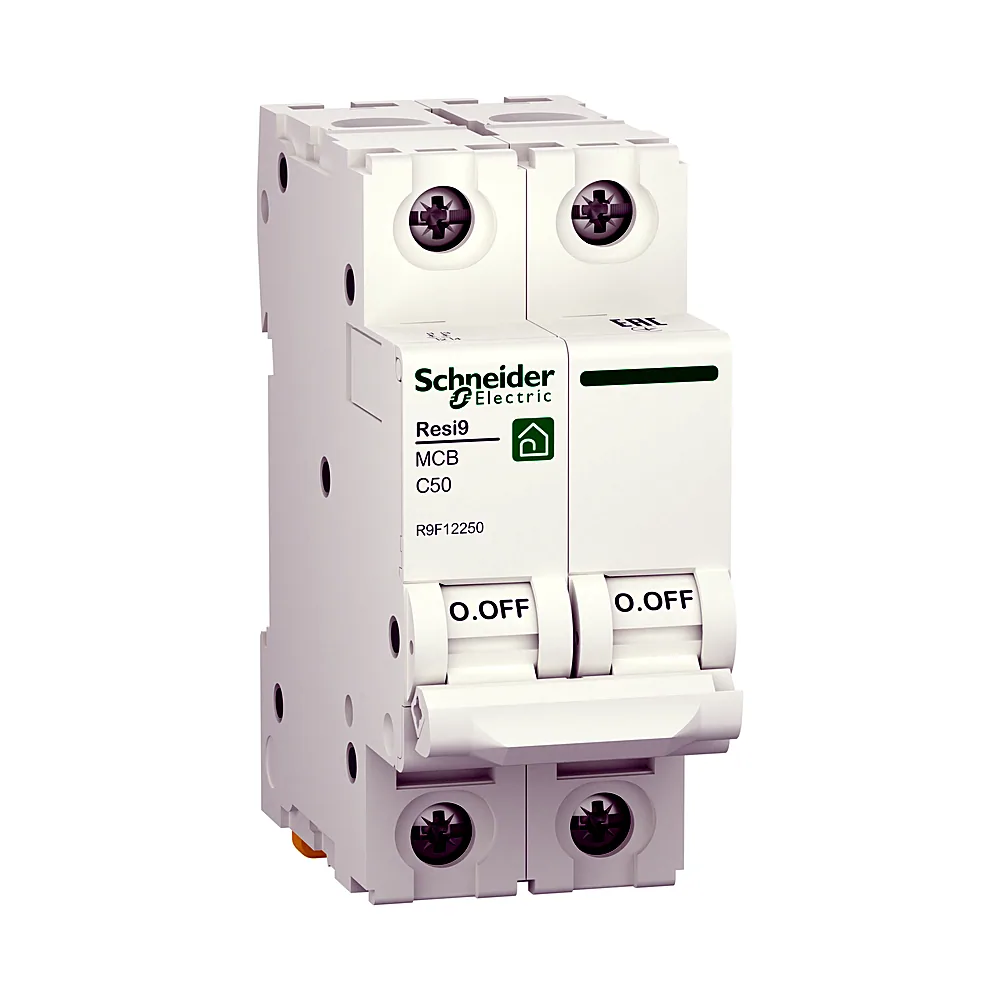 Автоматичний вимикач Schneider Electric Resi9 R9F12250 2P 50A 6kA C