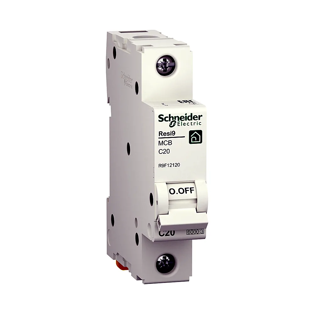 Автоматичний вимикач Schneider Electric Resi9 R9F12120 1P 20A 6kA C