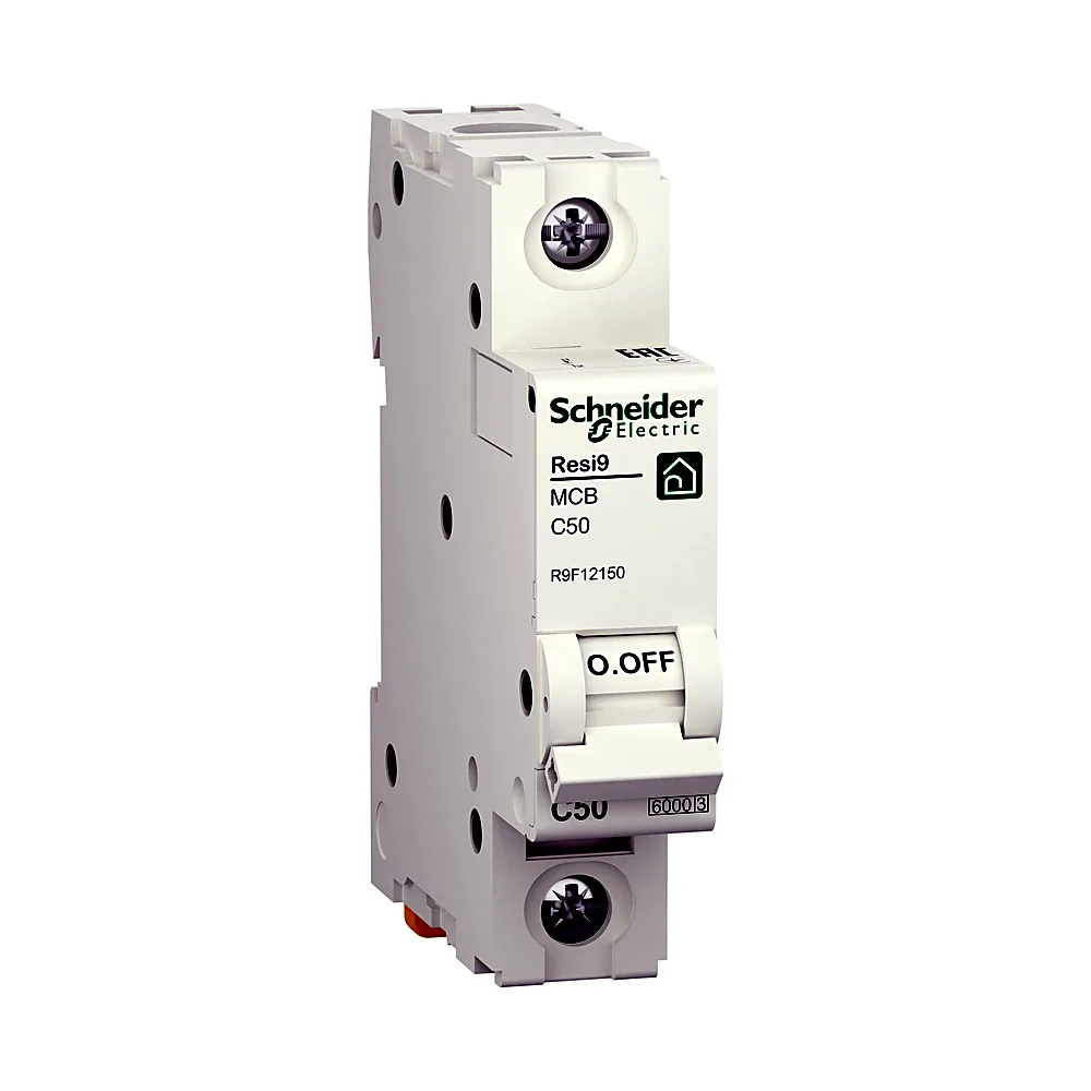 Автоматичний вимикач Schneider Electric Resi9 R9F12150 1P 50A 6kA C