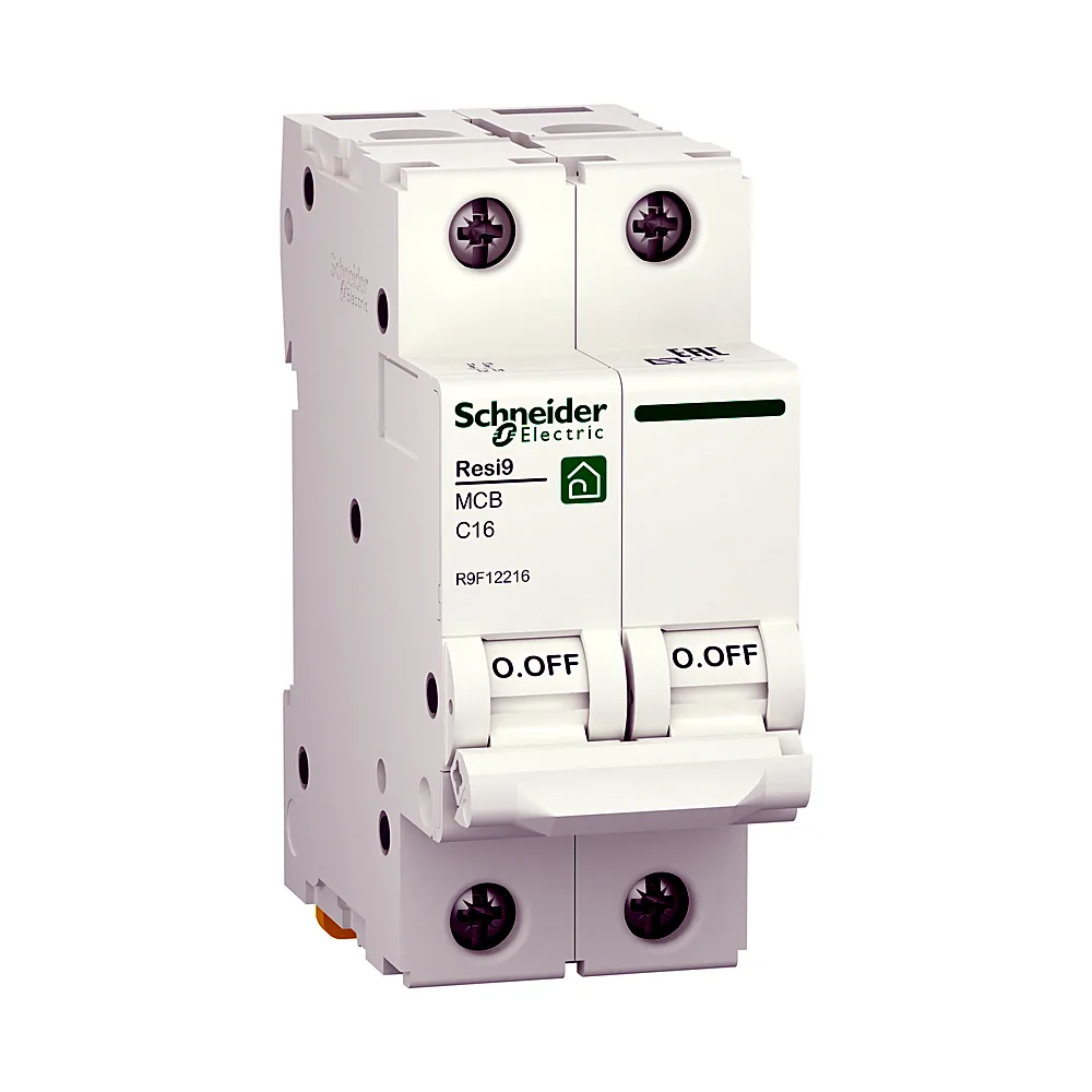 Автоматичний вимикач Schneider Electric Resi9 R9F12216 2P 16A 6kA C