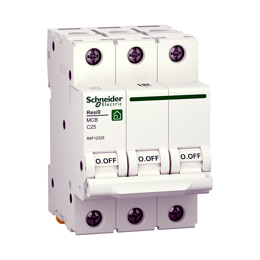 Автоматичний вимикач Schneider Electric Resi9 R9F12325 3P 25A 6kA C