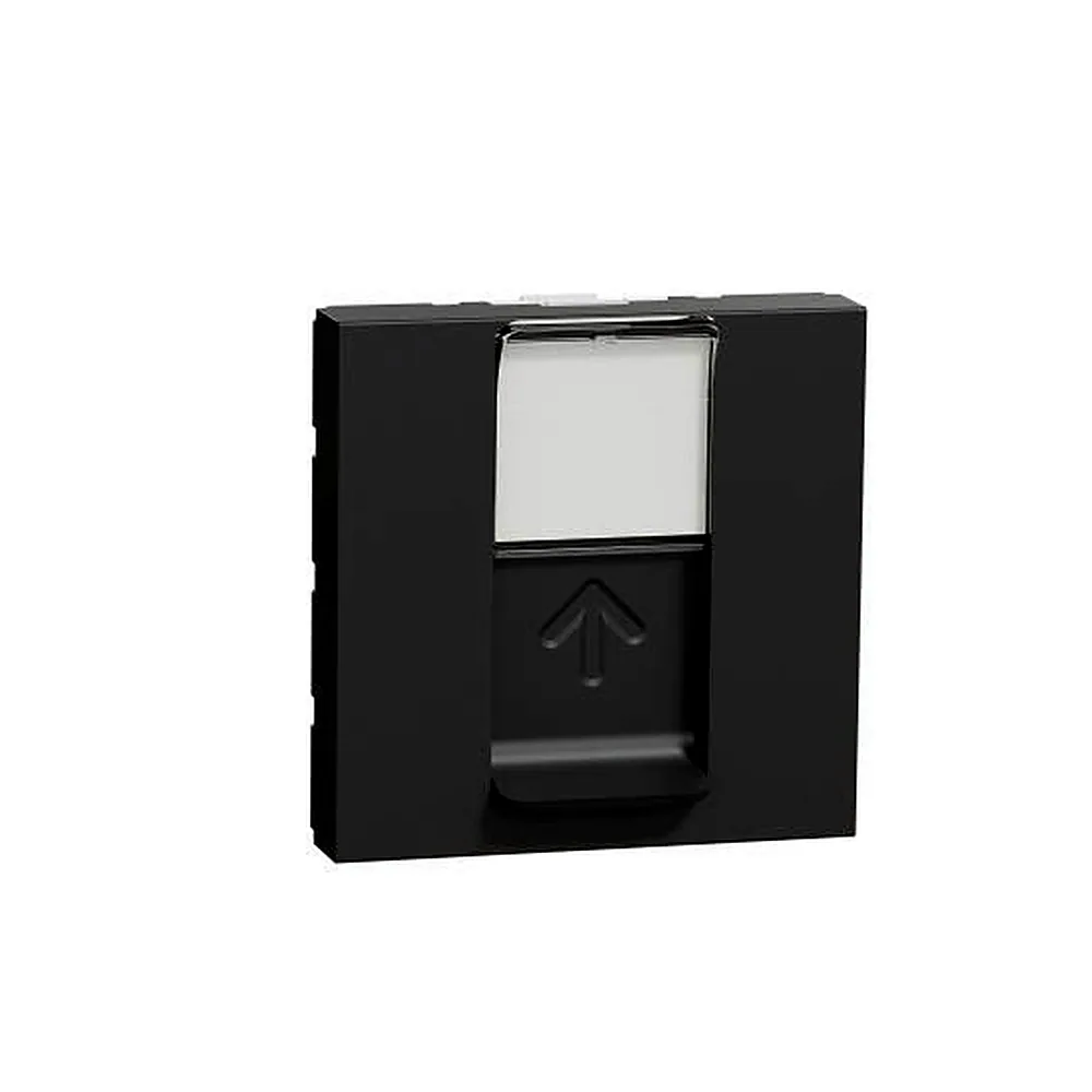 Комп'ютерна розетка Schneider Electric Unica New RJ45 Cat.5 UTP 2 мод антрацит NU341154