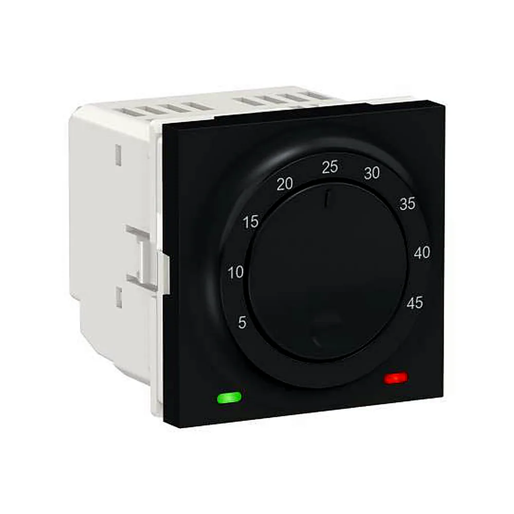 Термостат Schneider Electric Unica New NU350354 теплої підлоги 10A антрацит