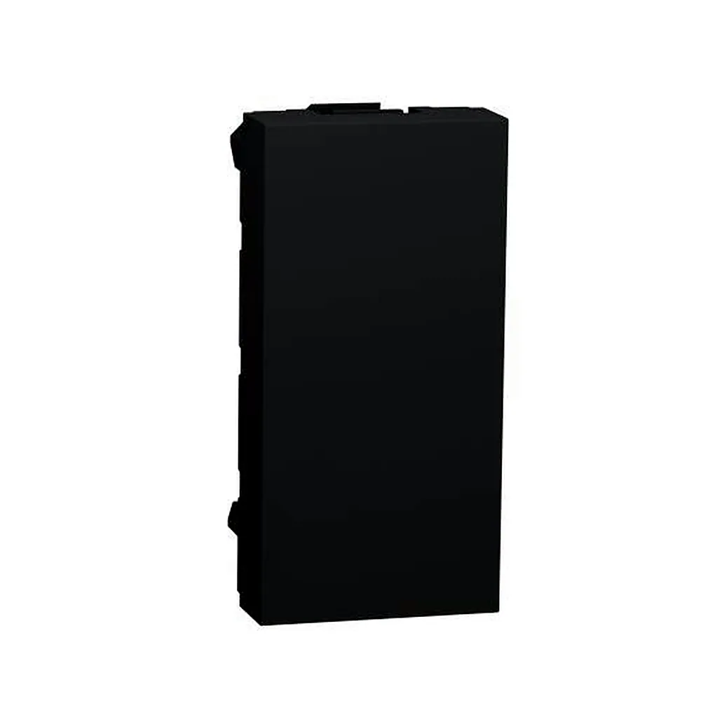 Заглушка Schneider Electric Unica New 1 модуль антрацит NU986554