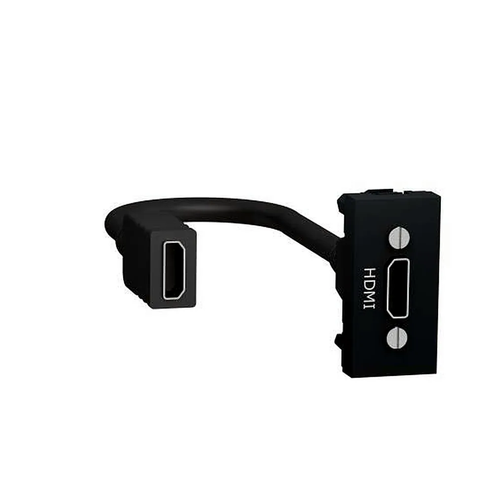 Розетка HDMI Schneider Electric Unica New NU343054 антрацит NU343054