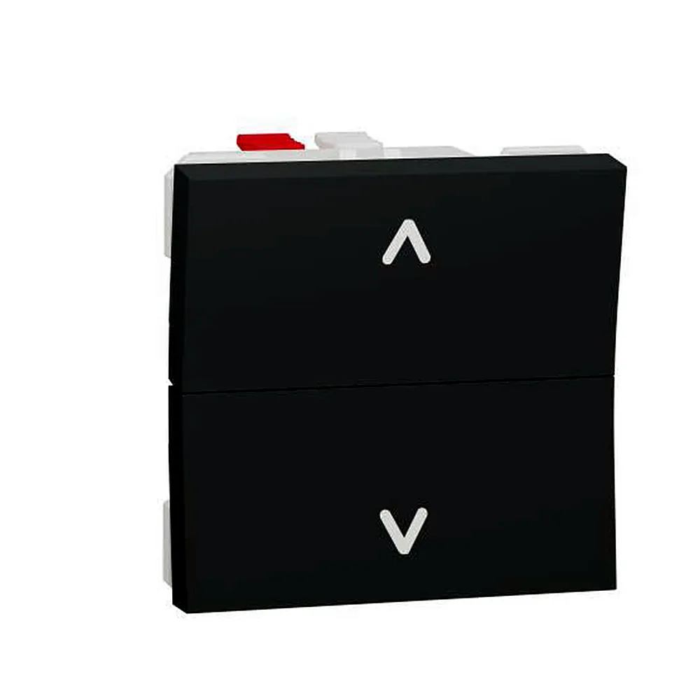 Вимикач для жалюзі Schneider Electric Unica New 6A 2м антрацит NU320754