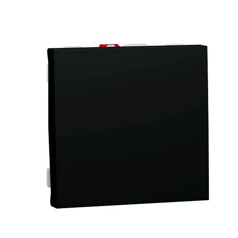 Вимикач Schneider Electric Unica New 1-клавішний 10A антрацит NU320154