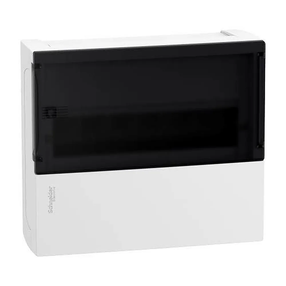 Щит Schneider Electric Mini Pragma 1ряд 12мод накладний прозорі дверцята MIP12112S