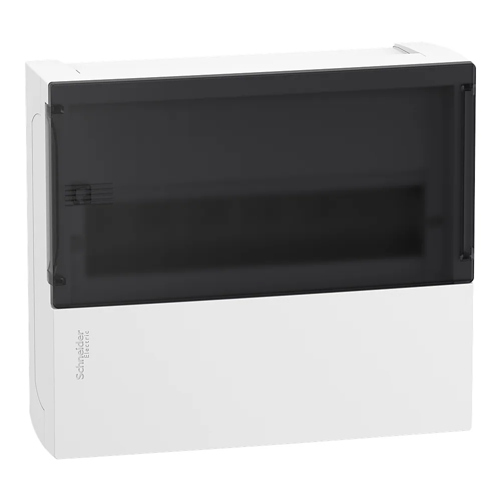 Модульний щит Mini Pragma 1 ряди 12 модулів накладний прозорі двері Schneider Electric MIP12112S