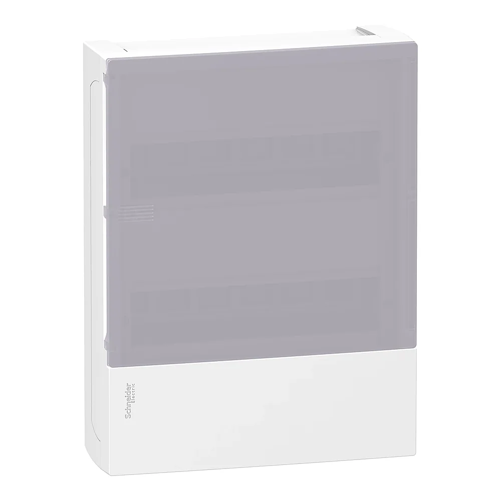 Модульний щит Mini Pragma навісний 2 ряди 24 модулі IP40 димчаті двері Schneider Electric MIP12212T