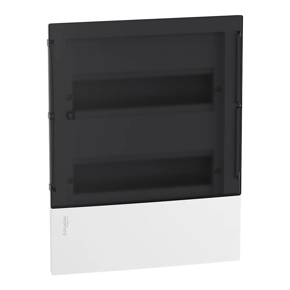Модульний щит Mini Pragma 2 ряди 24 модулі вбудований прозорі двері Schneider Electric MIP22212S