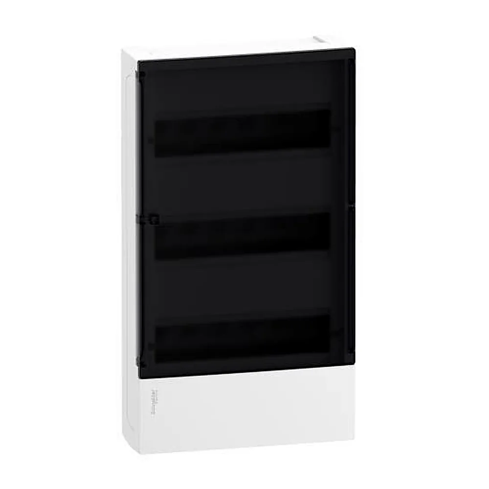 Щит Schneider Electric Mini Pragma 3ряд 36мод накладний прозорі дверцята MIP12312S