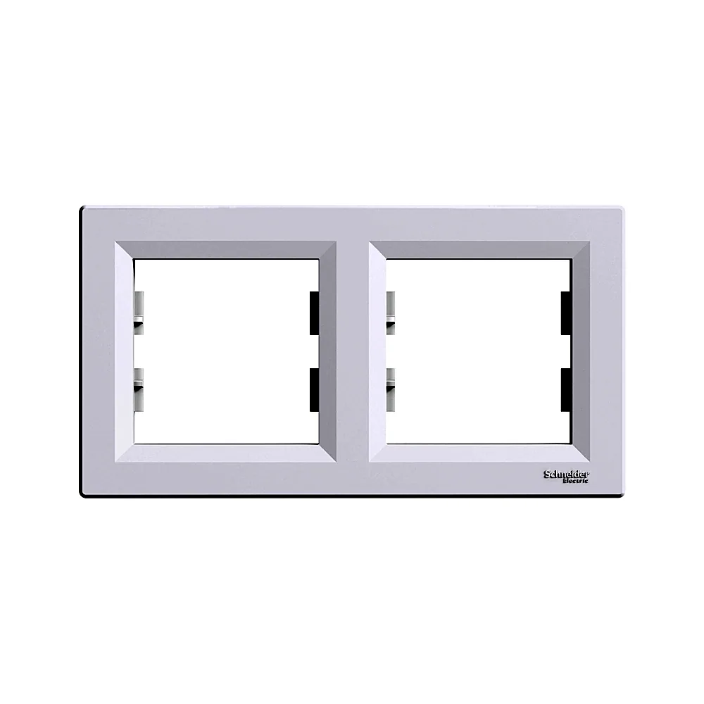 Рамка Schneider Electric Asfora горизонтальна 2-постова біла EPH5800221
