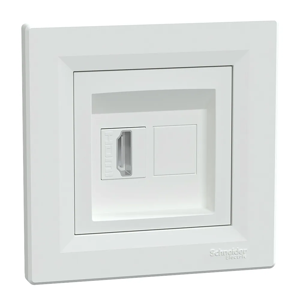 Розетка HDMI Asfora біла Schneider Electric EPH4500121