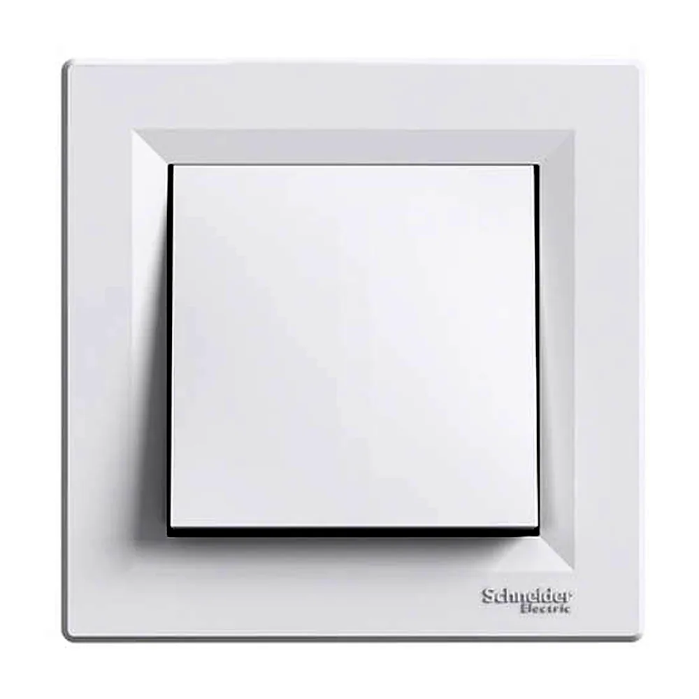 Вимикач Schneider Electric Asfora 1-кл IP44 білий EPH0100221