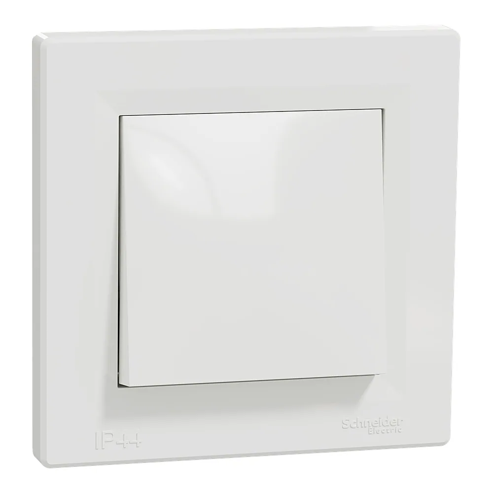 Вимикач Asfora 1-клавішний IP44 білий Schneider Electric EPH0100221