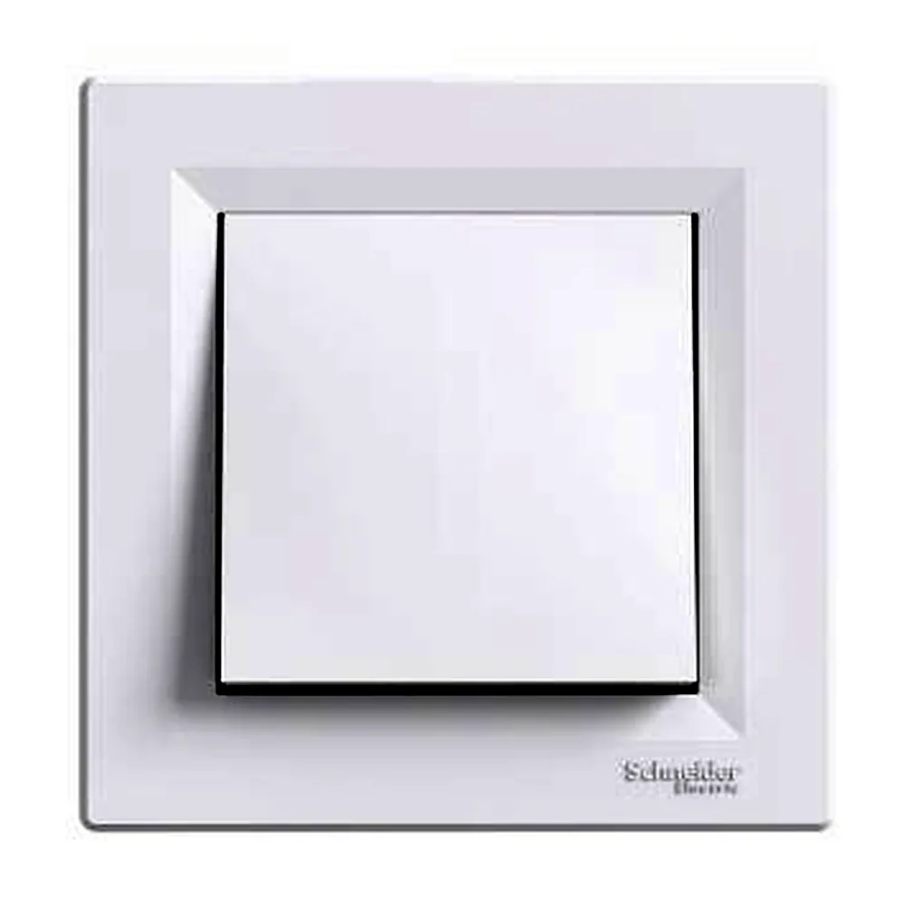Вимикач прохідний Schneider Electric Asfora 1-кл білий EPH0400121