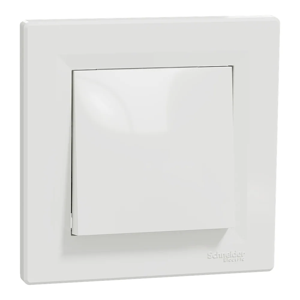Перемикач прохідний Asfora 1-клавішний білий Schneider Electric EPH0400121