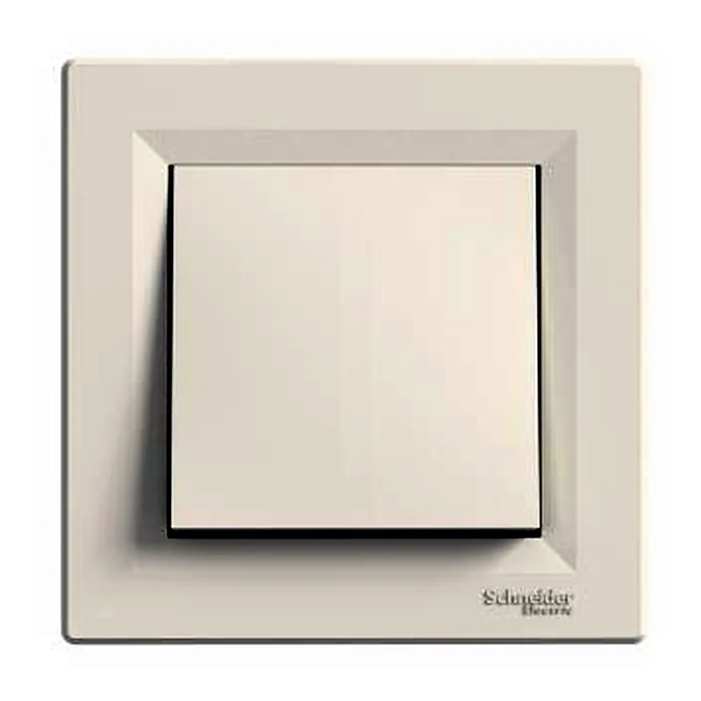 Вимикач прохідний Schneider Electric Asfora 1-кл кремовий EPH0400123