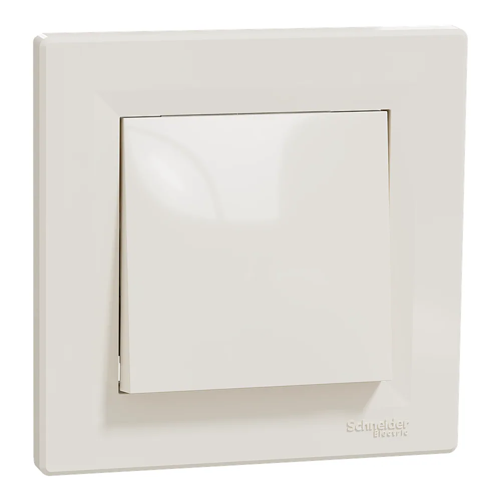 Перемикач прохідний Asfora 1-клавішний кремовий Schneider Electric EPH0400123