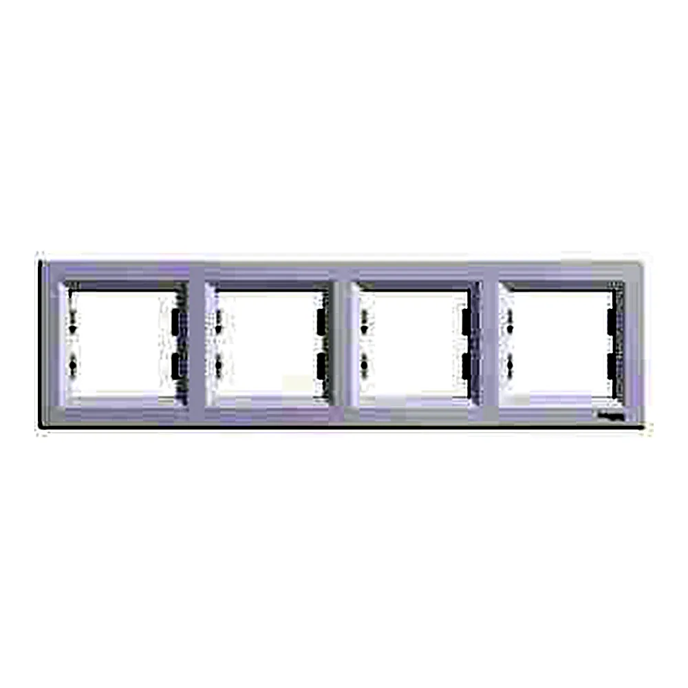 Рамка Schneider Electric Asfora горизонтальна 4-постова біла EPH5800421