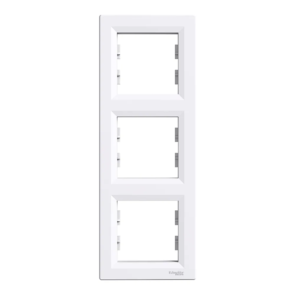 Рамка Asfora 3-постова вертикальна біла Schneider Electric EPH5810321