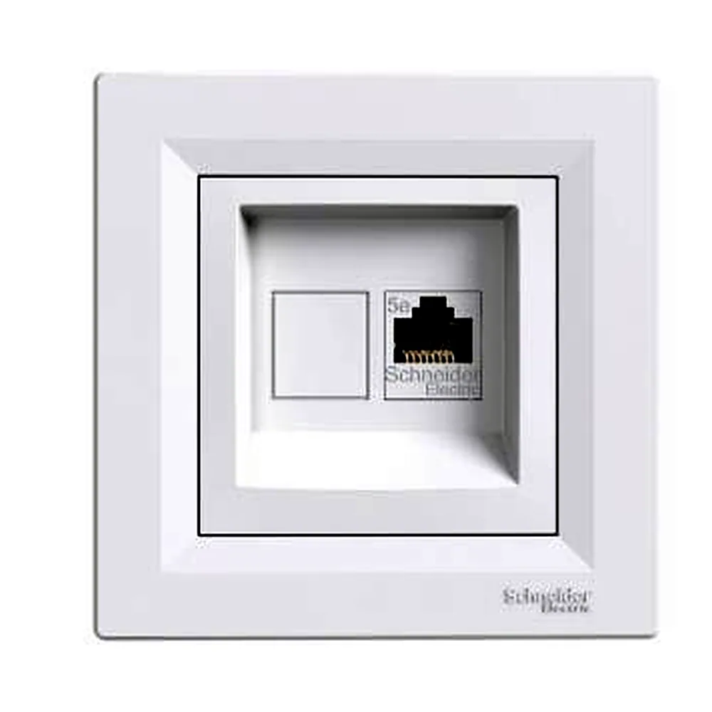 Розетка Schneider Electric Asfora комп’ютерна біла EPH4300121