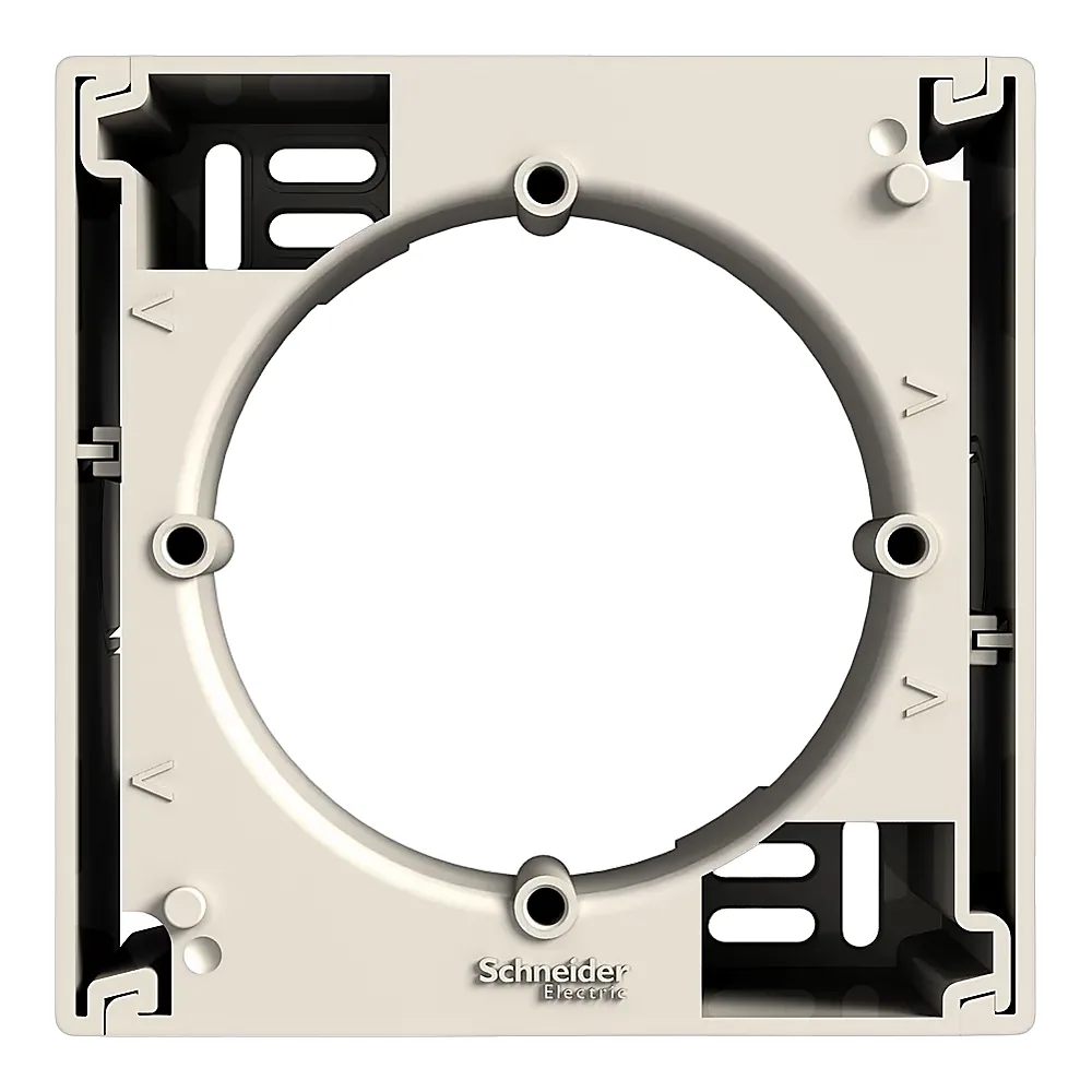 Коробка Asfora для зовнішнього встановлення кремова Schneider Electric EPH6100123