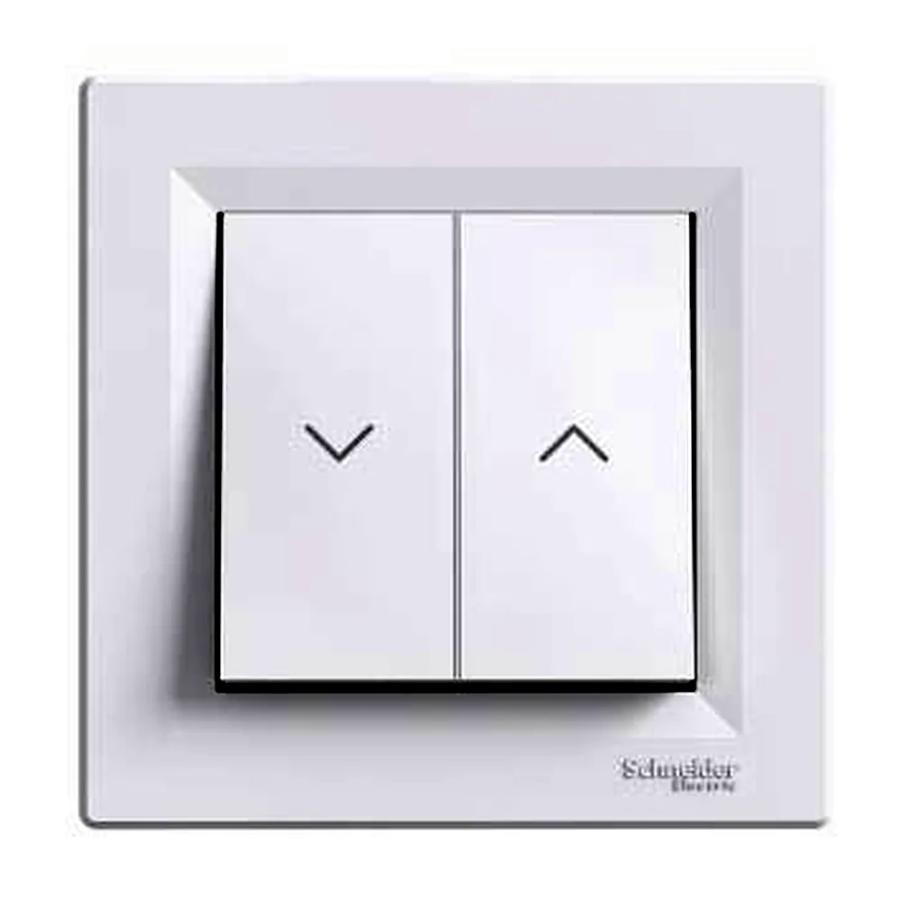 Вимикач для жалюзі Schneider Electric Asfora білий EPH1300121