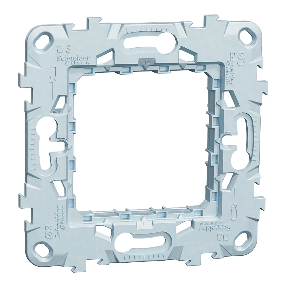 Супорт Unica New Zamak металевий 2 модулі Schneider Electric NU7002