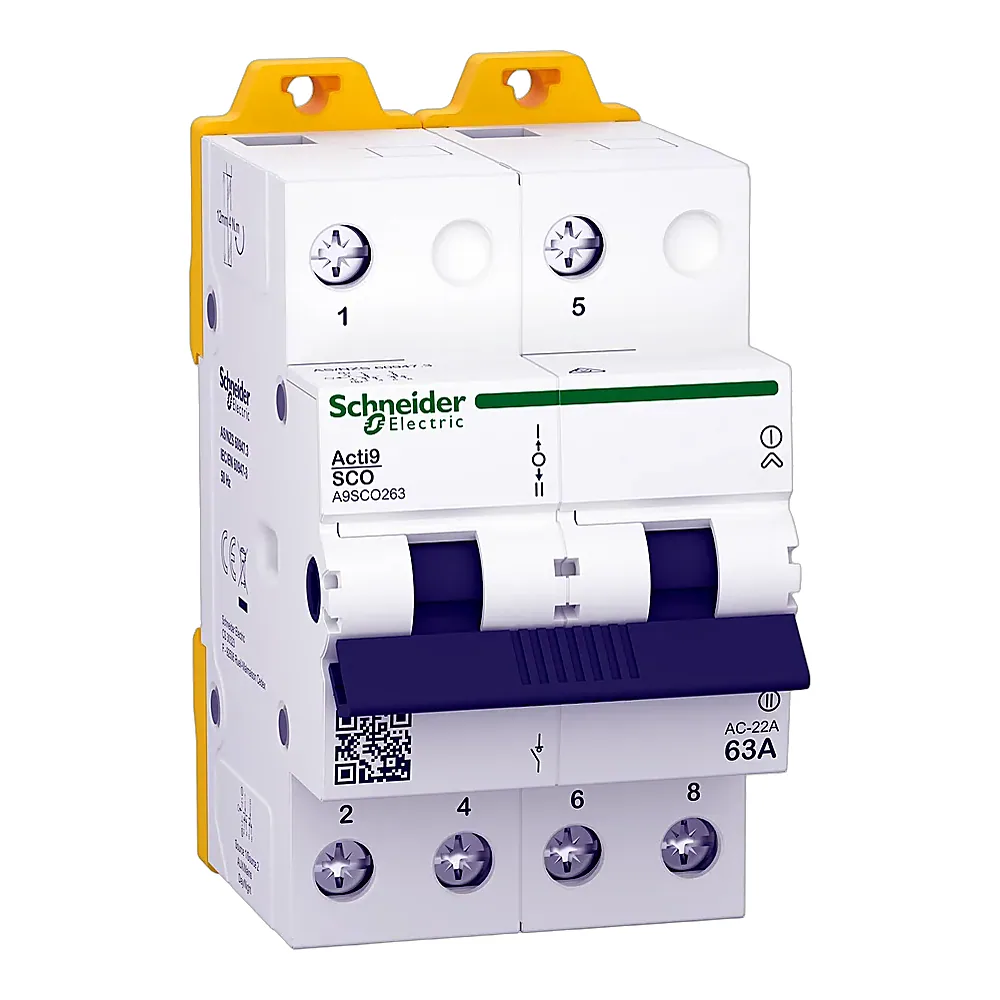 Перемикач навантаження Acti9 iSSW 2P 63 А 400/415 В Schneider Electric A9SCO263