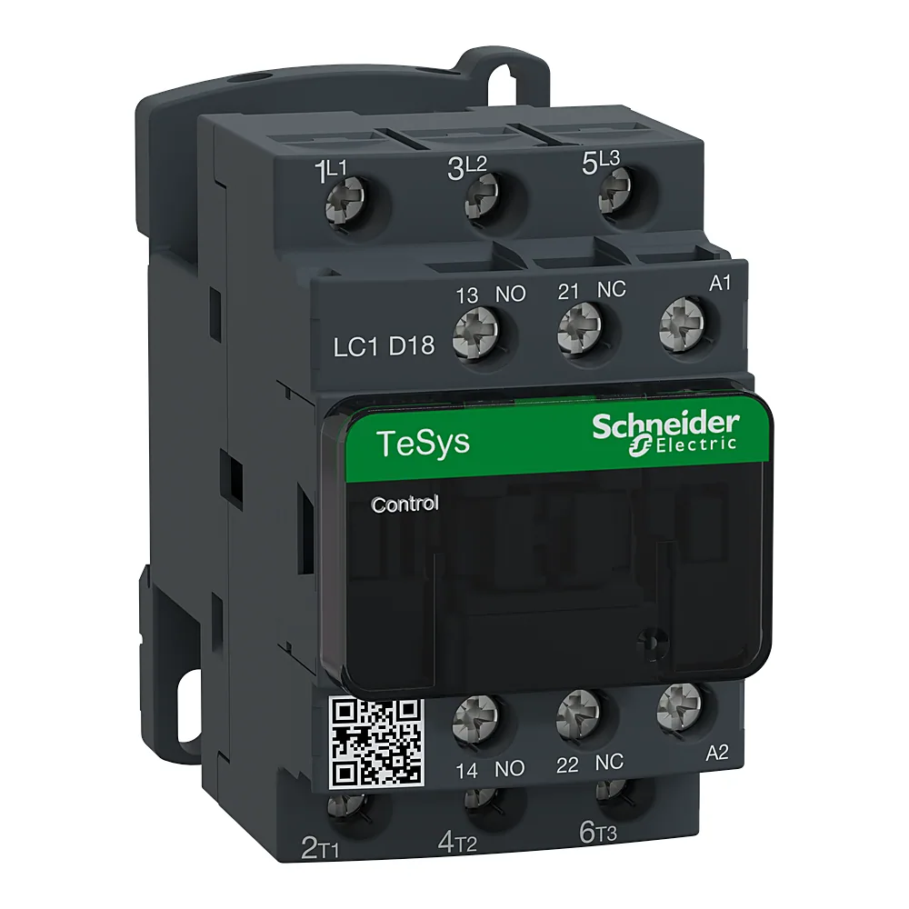 Контактор TeSys D 3P 18 А 1NO+1NC 230 В AC 50 Гц Schneider Electric LC1D18P7