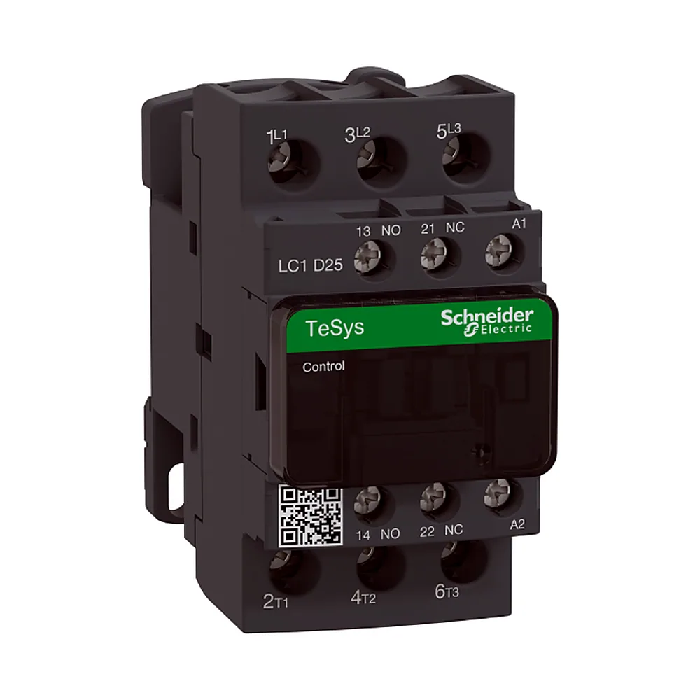 Контактор Schneider Electric TeSys D LC1D25M7 25A 11 kW AC220V 1НЗ+1НО