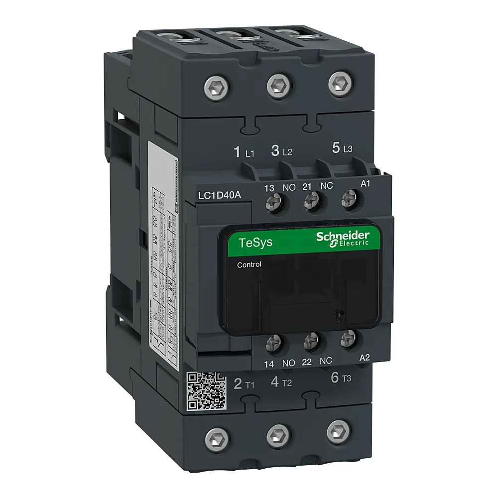 Контактор TeSys D 40 А 230 В AC 1NC+1NO Schneider Electric LC1D40AP7