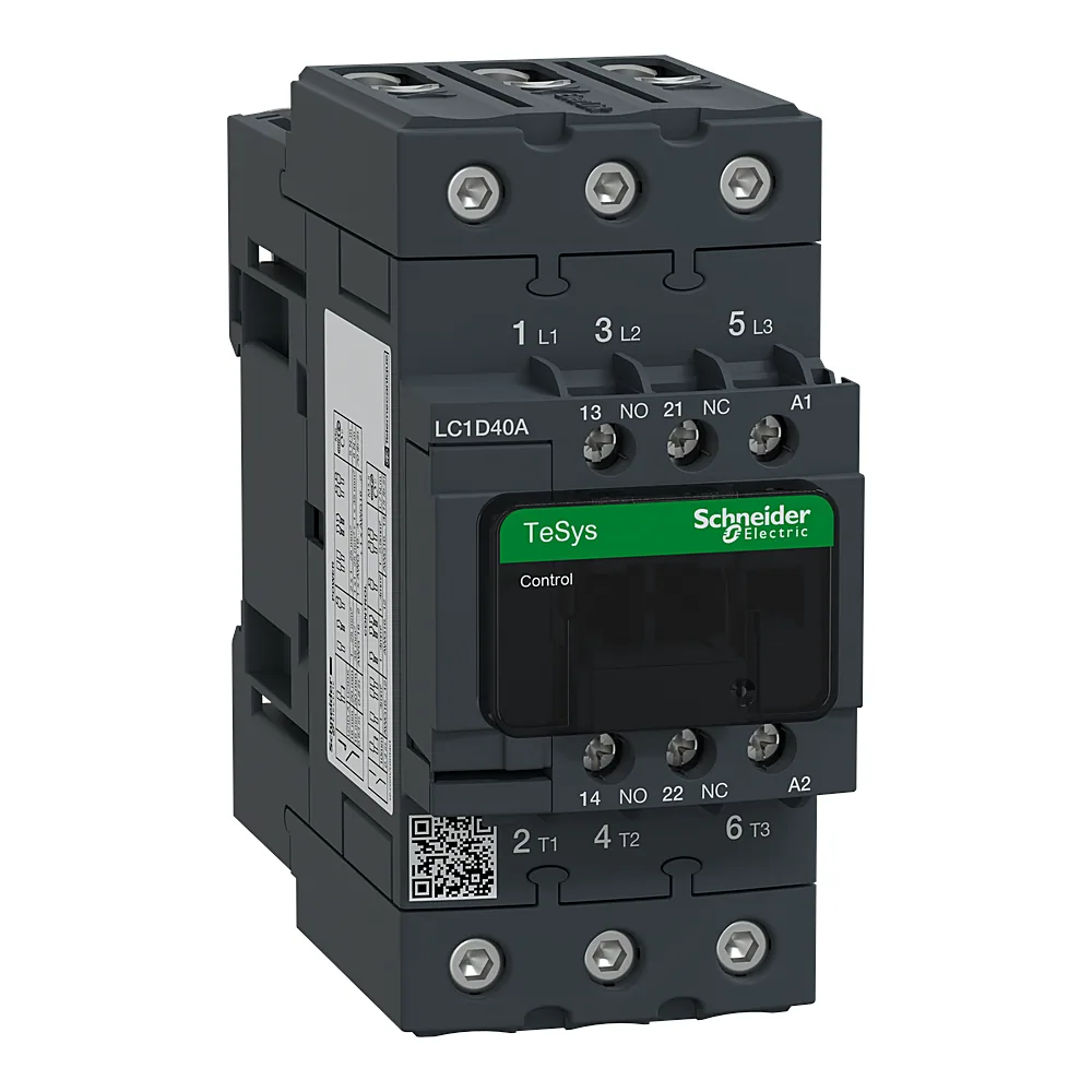 Контактор TeSys D 40 А 1NC+1NO AC 24 В Schneider Electric LC1D40AB7