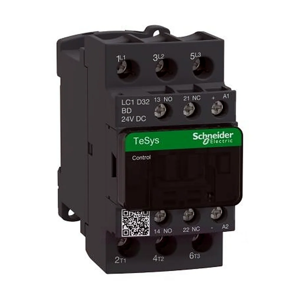 Контактор Schneider Electric TeSys D 32A 1НЗ+1НО DC24V LC1D32BD