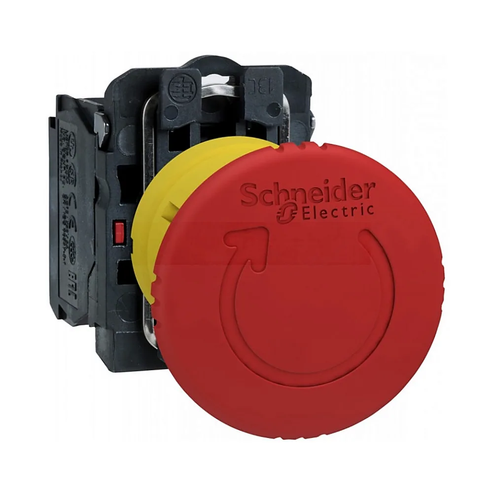 Кнопка аварійного зупину Schneider Electric XB5AS8442 240В 1НЗ