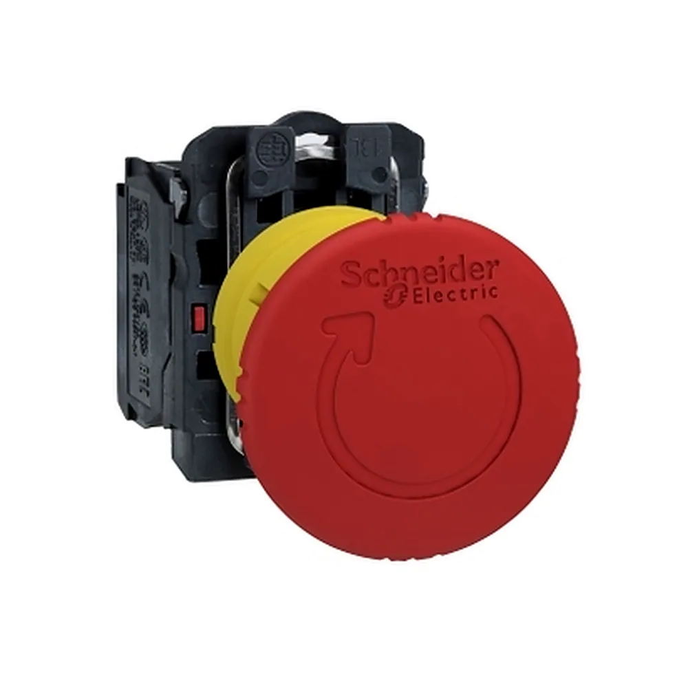 Кнопка аварійного зупину Schneider Electric XB5AS8445 22 мм 1НЗ+1НО