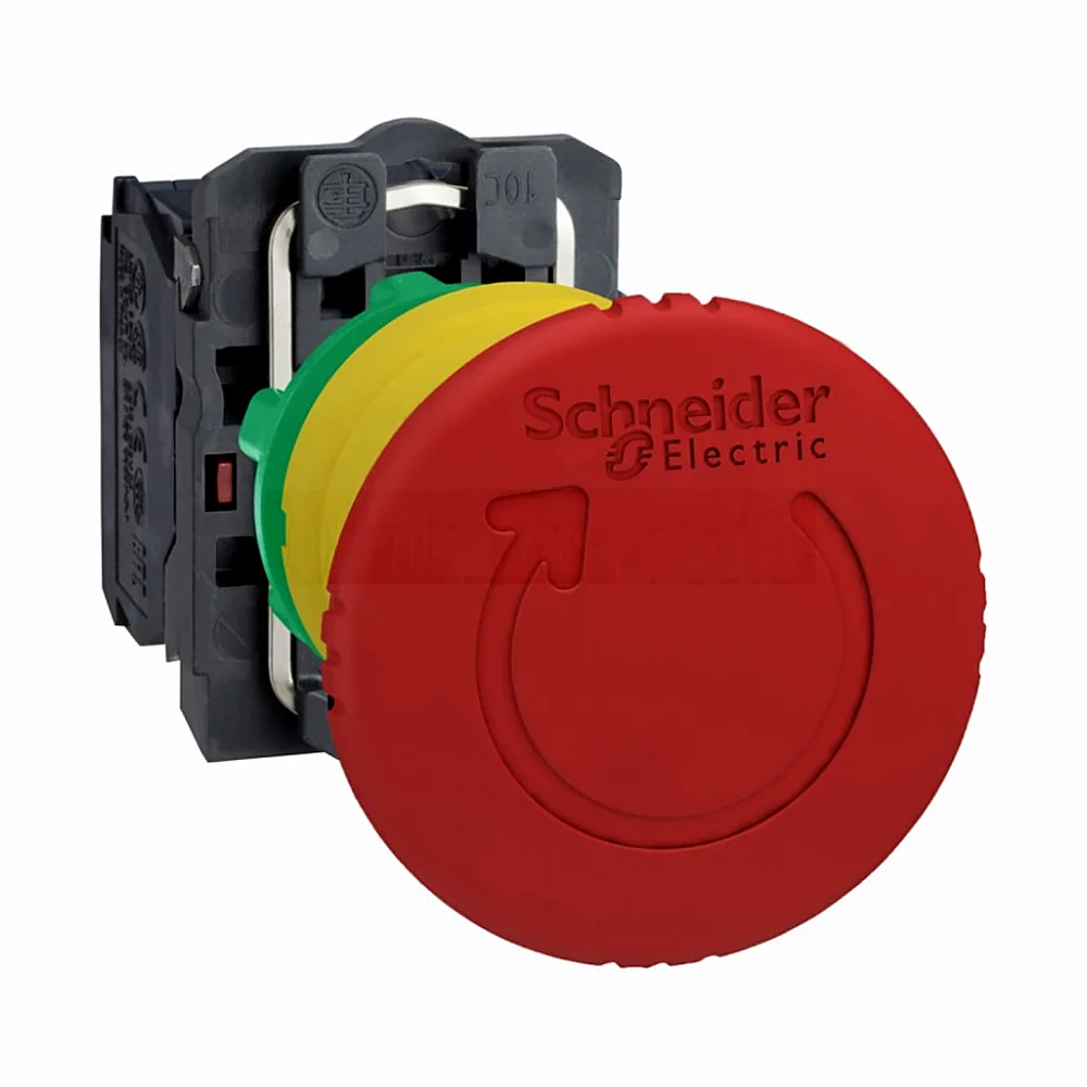 Кнопка аварійного зупину Schneider Electric XB5AS8445 22 мм 1НЗ+1НО