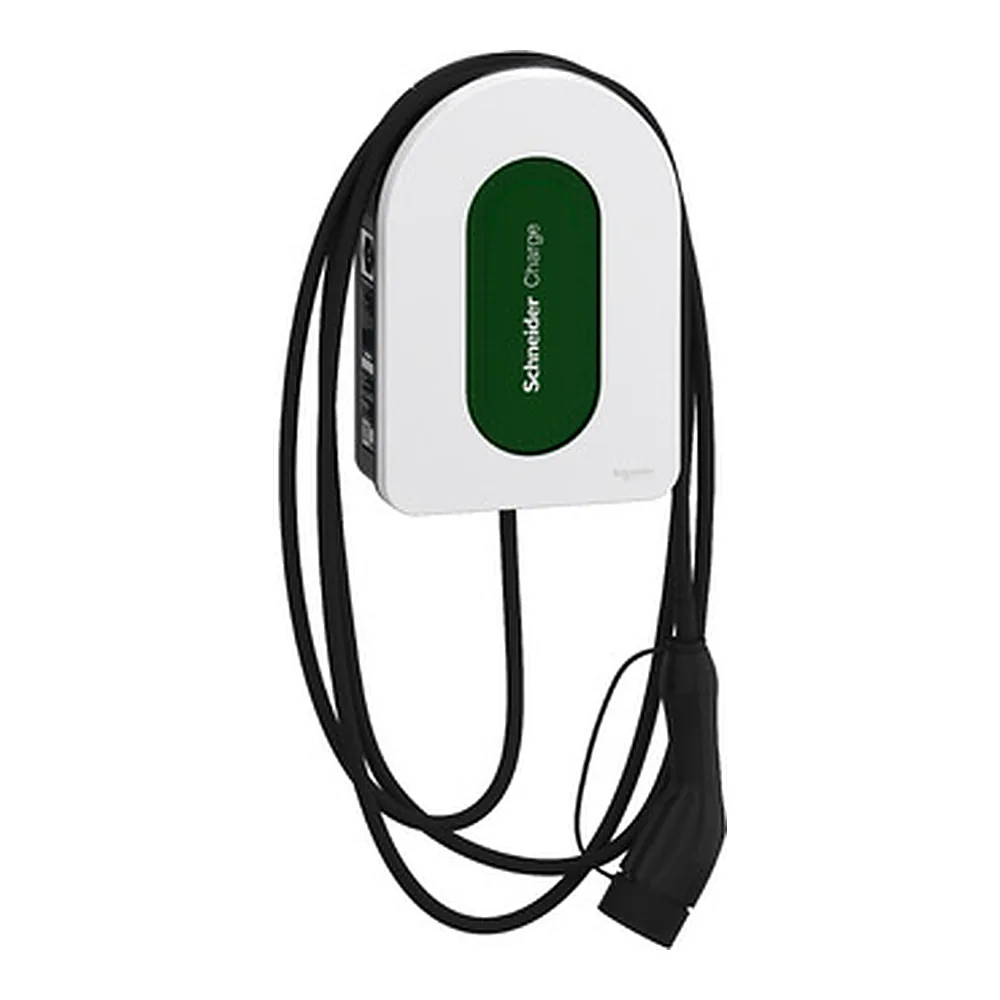Зарядна станція Schneider Charge 7,4 кВт 1P+N з вбудованим кабелем T2 5 модулів Schneider Electric EVH5A07N2C5