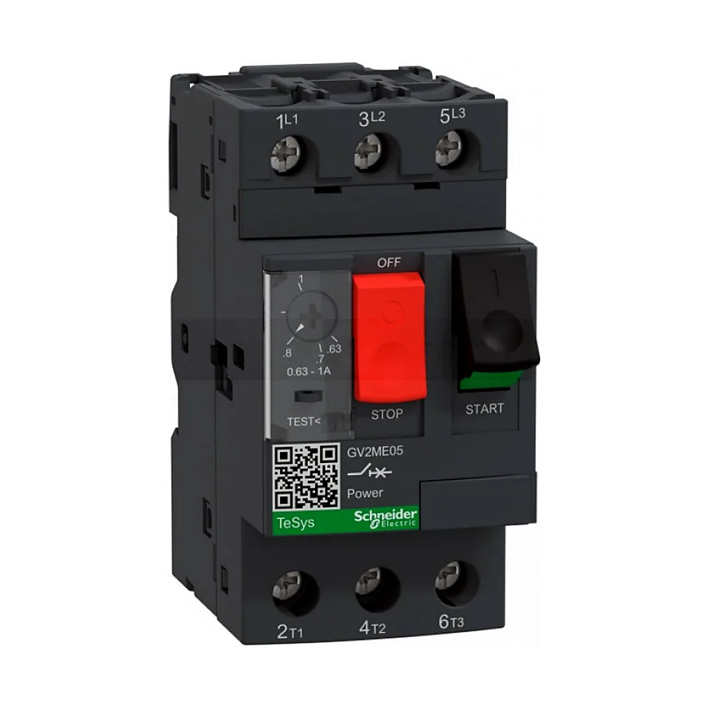 Автоматичний вимикач Schneider Electric GV2ME05 0,63-1A 0,25кВт GV2ME05