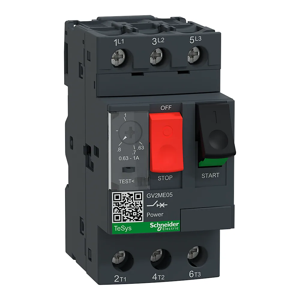 Автоматичний вимикач 0,63-1 А 0,25 кВт Schneider Electric GV2ME05